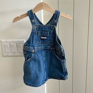 Super cute vintage Osh Kosh vest back dress!